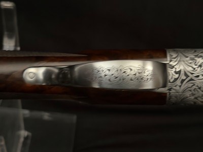 Rizzini Regal Royal Special, Birds and vines engraving over side plates, nice wood, 29 inch choke tube barrels.Test fired only. - Image 12 of 19