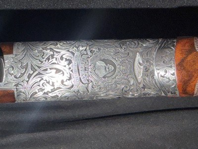 Rizzini Regal Royal Special, Birds and vines engraving over side plates, nice wood, 29 inch choke tube barrels.Test fired only. - Image 11 of 19