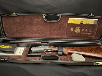 Rizzini Regal Royal Special, Birds and vines engraving over side plates, nice wood, 29 inch choke tube barrels.Test fired only. - Image 3 of 19