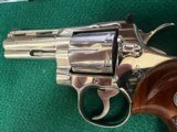 COLT PYTHON 4 INCH NICKEL 1971 - 4 of 15
