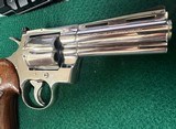 COLT PYTHON 4 INCH NICKEL 1971 - 3 of 15