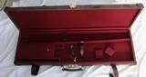 Tourbon Leather and Canvas Takedown Hard Gun Case - 1 of 12