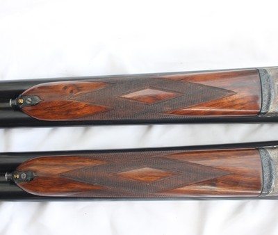 Engraved Pair of Fabio Zanotti W.R.625 F.P.H. Double Barrel Shotguns 12 GA - Image 11 of 14