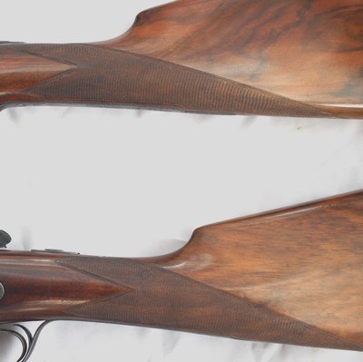 Engraved Pair of Fabio Zanotti W.R.625 F.P.H. Double Barrel Shotguns 12 GA - Image 12 of 14