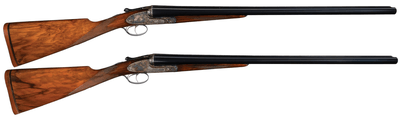 Engraved Pair of Fabio Zanotti W.R.625 F.P.H. Double Barrel Shotguns 12 GA - Image 1 of 14
