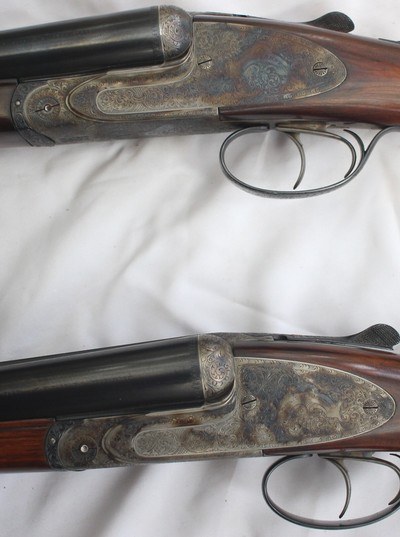 Engraved Pair of Fabio Zanotti W.R.625 F.P.H. Double Barrel Shotguns 12 GA - Image 5 of 14