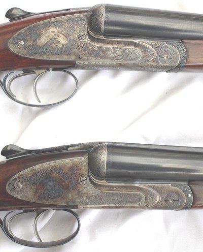 Engraved Pair of Fabio Zanotti W.R.625 F.P.H. Double Barrel Shotguns 12 GA - Image 6 of 14