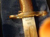 Springfield Arsenal original 1908 bayonet set with leather scabard - 6 of 14