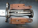 Springfield Arsenal original 1908 bayonet set with leather scabard - 12 of 14