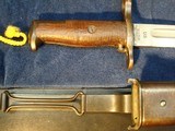 Springfield Arsenal original 1908 bayonet set with leather scabard - 3 of 14
