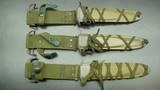 NOS bayonet scabbards for M4, M5, M5A1, M6 and M7 bayonets