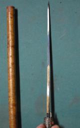 Antique Cane Dagger Circa 1790 - 1820 - 9 of 12