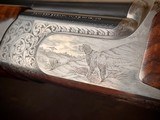 Perazzi SC3 style game scene engraving O/U 20ga - 4 of 15