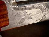 Perazzi SC3 style game scene engraving O/U 20ga - 5 of 15