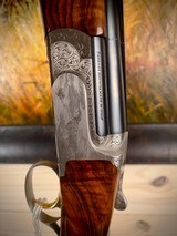 Perazzi SC3 style game scene engraving O/U 20ga - 12 of 15