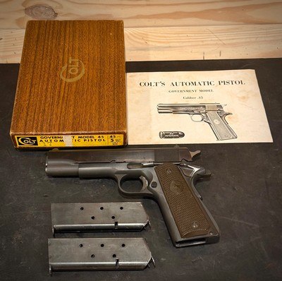 1966 Colt Gov / 1911 45acp, Original Box