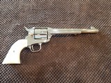 Colt SAA early 3rd generation nickel 45 LC - 2 of 13