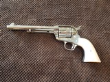 Colt SAA early 3rd generation nickel 45 LC - 1 of 13