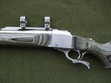 Ruger No1270 Win. Stainless Gray/Green Laminate #1 - 4 of 15