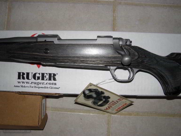 Ruger Hawkeye Left Hand .375
Stainless Laminated 1 of 100
- 1 of 11
