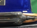 Frank E. Malin 20GA Sidelock SXSTwo Barrel Set, Engraved, Gold Inlaid, Cased with Accessories - 5 of 15
