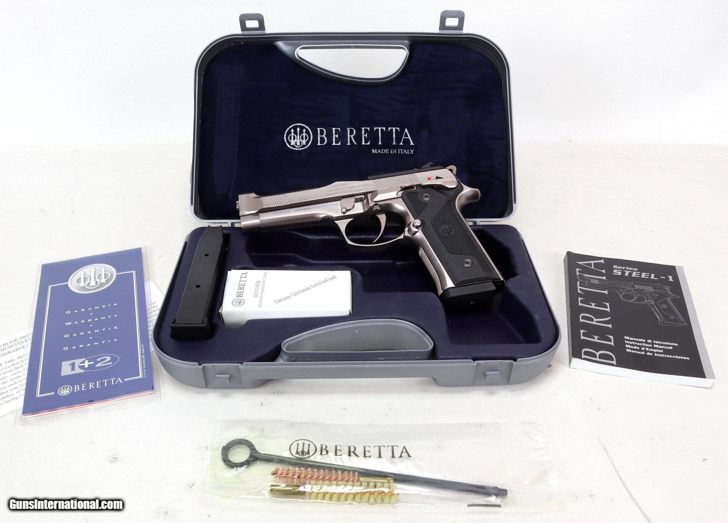 RARE!!! Beretta 96 Steel-I, 40 S&W, Single-Action-Only, All Carbon Steel Construction, Mfr'd 2005, NIB!!! RARE!!! Beretta 96 Steel-I, 40 S&W, Single-Action-Only, All Carbon Steel Construction, Mfr'd 2005, NIB!!!