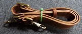 Tourbon 50'' Leather Fleece Padded Shotgun Soft Case w/leather shoulder strap - 3 of 11