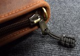 Tourbon 50'' Leather Fleece Padded Shotgun Soft Case w/leather shoulder strap - 10 of 11