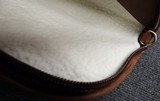 Tourbon 50'' Leather Fleece Padded Shotgun Soft Case w/leather shoulder strap - 5 of 11