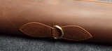 Tourbon 50'' Leather Fleece Padded Shotgun Soft Case w/leather shoulder strap - 8 of 11