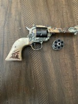 Ruger Single Six, 22LR / 22 WMR Camouflaged with Stag Grips - 2 of 9