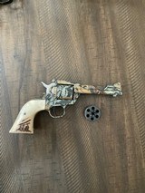 Ruger Single Six, 22LR / 22 WMR Camouflaged with Stag Grips - 4 of 9