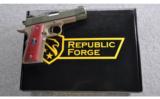 Republic Forge ~ Kessler Canyon Wounded Warrior 1911 ~ .45 ACP - 4 of 4