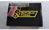 Republic Forge ~ Kessler Canyon Wounded Warrior 1911 ~ .45 ACP - 5 of 5
