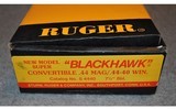 Ruger ~ NM Blackhawk Convertible ~ .44 Mag / /.44-40 Win - 5 of 5