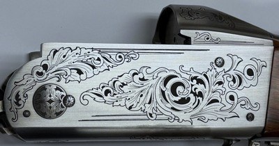 Krieghoff K80 Vintage Scroll Nitride Grade 30