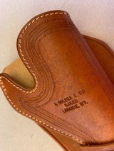 WOLF EARS (STAN DOLEGA, LARAMIE WY) SAA 5-1/2 BARREL LEATHER HOLSTER - NEW FREE SHIPPING!! - 5 of 11