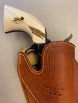 WOLF EARS (STAN DOLEGA, LARAMIE WY) SAA 5-1/2 BARREL LEATHER HOLSTER - NEW FREE SHIPPING!! - 9 of 11