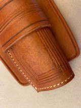 WOLF EARS (STAN DOLEGA, LARAMIE WY) SAA 5-1/2 BARREL LEATHER HOLSTER - NEW FREE SHIPPING!! - 6 of 11