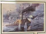 CONFEDERATE NAVY BATTLE DAMAGED CUTLASS AND CSS TENNESSEE FRAMED PRINT FREE SHIPPING!!! - 10 of 15