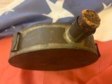 CONFEDERATE RICHMOND DEPOT TIN DRUM CANTEEN - ORIGINAL - FREE SHIPPING! - 12 of 15