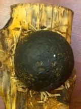 REPRO CW SHILOH WAR LOG - 6# ARTILLERY ROUND BALL LODGED IN CEDAR - FREE SHIPPING!!! - 6 of 9