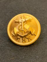 CONFEDERATE NAVY COAT BUTTON ALBERTS-CS52, TICE CSN-202A1 FIRMIN & SONS BACKMARK NICE! FREE SHIPPING! - 3 of 6