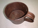 CIVIL WAR ERA SMALL TIN CUP, NICE PATINA FREE SHIPPING!! - 8 of 15