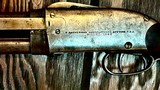 FRANCIS BANNERMAN/SPENCER Model 1896 Slide Action 12 Gauge PUMP Shotgun C&R Early 1900s TOP EJECTING Pump Action Shotgun - 2 of 7