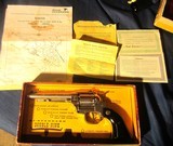 HIGH STANDARD DOUBLE NINE NICKEL FINISH .22LR REVOLVER LIKE NEW IN BOX WITH ORIGINAL PAPERWORK IN EXCELLENT CONDITION! - 2 of 15