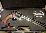 DAN WESSON .44 MAGNUM WITH NEW 10 INCH VENT HEAVY BARREL~MONSON GUN~DAN WESSON CASE W/BARREL NUT TOOL AND PATCH~EXCELLENT CONDITION! - 1 of 5