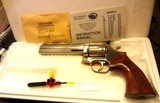 DAN WESSON PALMER 715 6VH~NIB~BEAUTIFUL BRAND NEW UNFIRED STAINLESS STEEL 357 MAGNUM IN ORIGINAL BOX W/BARREL TOOL, MANUAL & EXTRA 4V BARREL! - 1 of 12