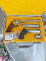 DAN WESSON .44 MAGNUM PISTOL PACK~MONSUN MODEL 744 STAINLESS STEEL 10VH~ NEW 10 INCH, 6VH & 2.5VH BARRELS PLUS THE ORIGINAL 8VH~PRIVATE SALE NO TAX! - 4 of 15