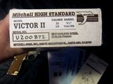 MITCHELL ARMS HIGH STANDARD VICTOR II SEMI AUTO .22LR STAINLESS STEEL PISTOL NEW
IN ORIGINAL BOX W/PAPERS~UNFIRED!~PRIVATE SALE NO TAX~FREE SHIPPING! - 3 of 9